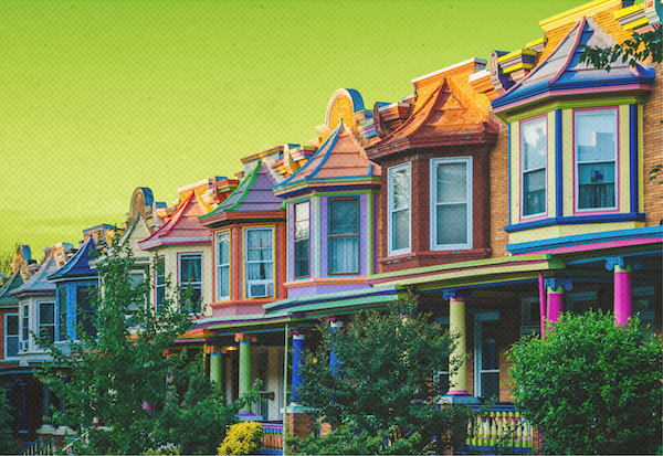 Image of houses in Charles Village